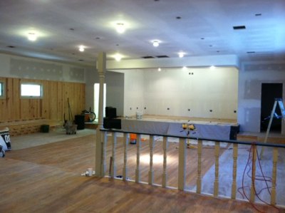 No mold! Renovations will be finished in time for a private party on Saturday! 